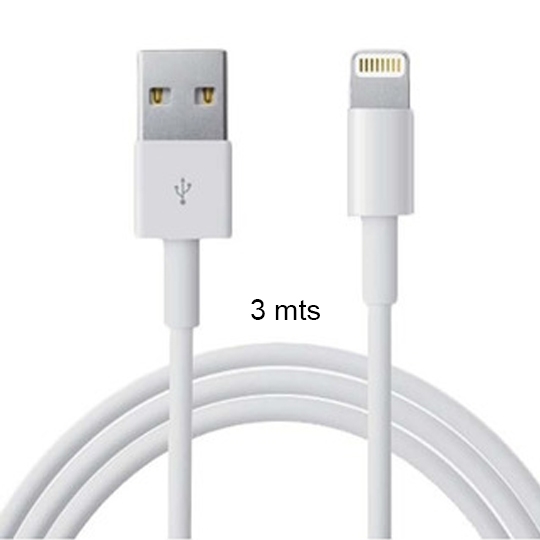 CABLE IPHONE 5 3 METROS 