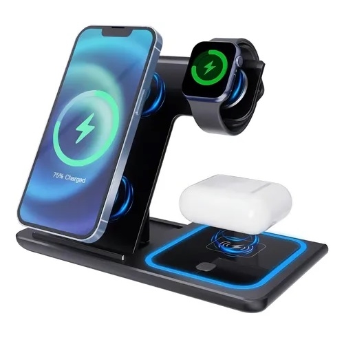 CARGADOR INALAMBRICO 3 EN 1 X-722