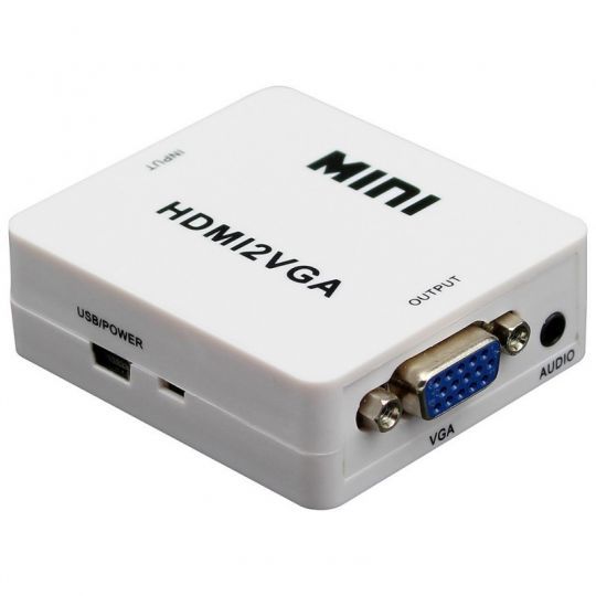 SWITCH CONVERTIDOR VGA + AUDIO A HDMI