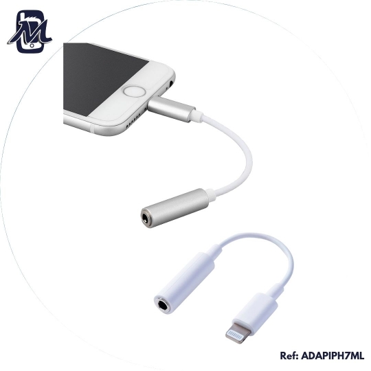 ADAPTADOR CABLE AUDIO MANOS LIBRES IPHONE IPH7