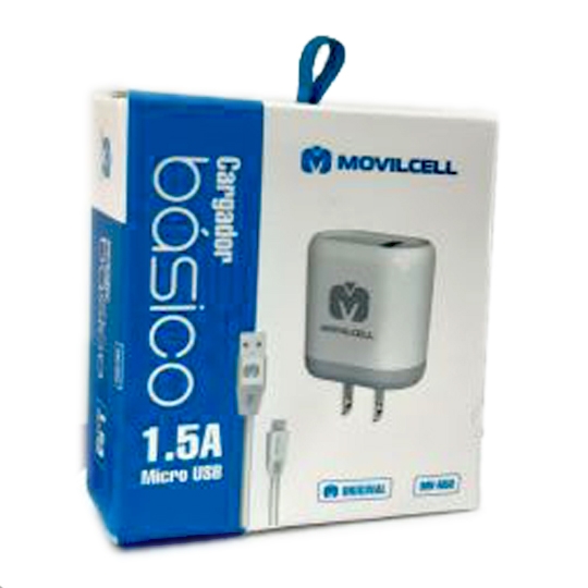 CARGADOR ECONOMICO MICRO USB V8 MV550