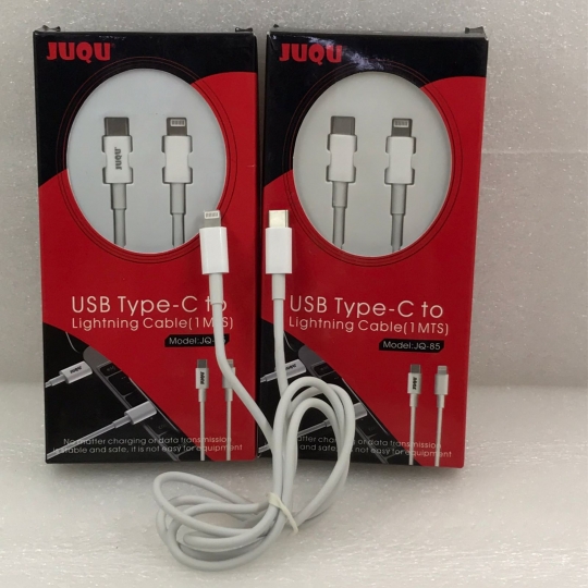 CABLE DE DATOS TC TIPO C A IPHONE JUQU JQ-84 3 MESES DE GARANTIA 