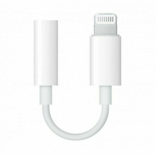 CABLE ADAPTADOR AUDIO 3.5 JACK A IPHONE  11 PRO MAX TIPO ORIGINAL
