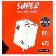 CARGADOR TIPO C  TIK-CD45 45W